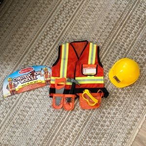 Melissa and Doug kids construction worker costume